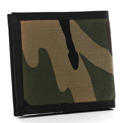 Saint Laurent Nylon Camouflage Buffalo Compact Wallet Kaki Black 3 of 7