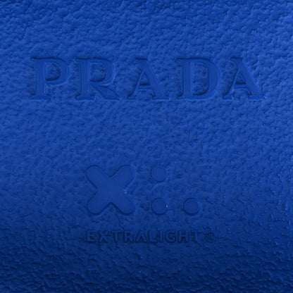 Prada Foam Rubber Metal Triangle Logo Mens Monolith 55mm Cage Sandals 5 Azzurro 7 of 11