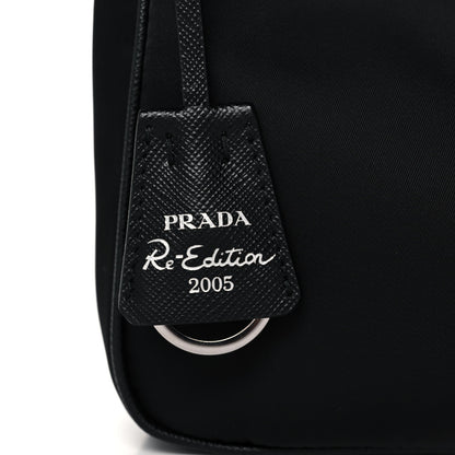 Prada Nylon Re-Edition 2005 Shoulder Bag Black 10 of 13