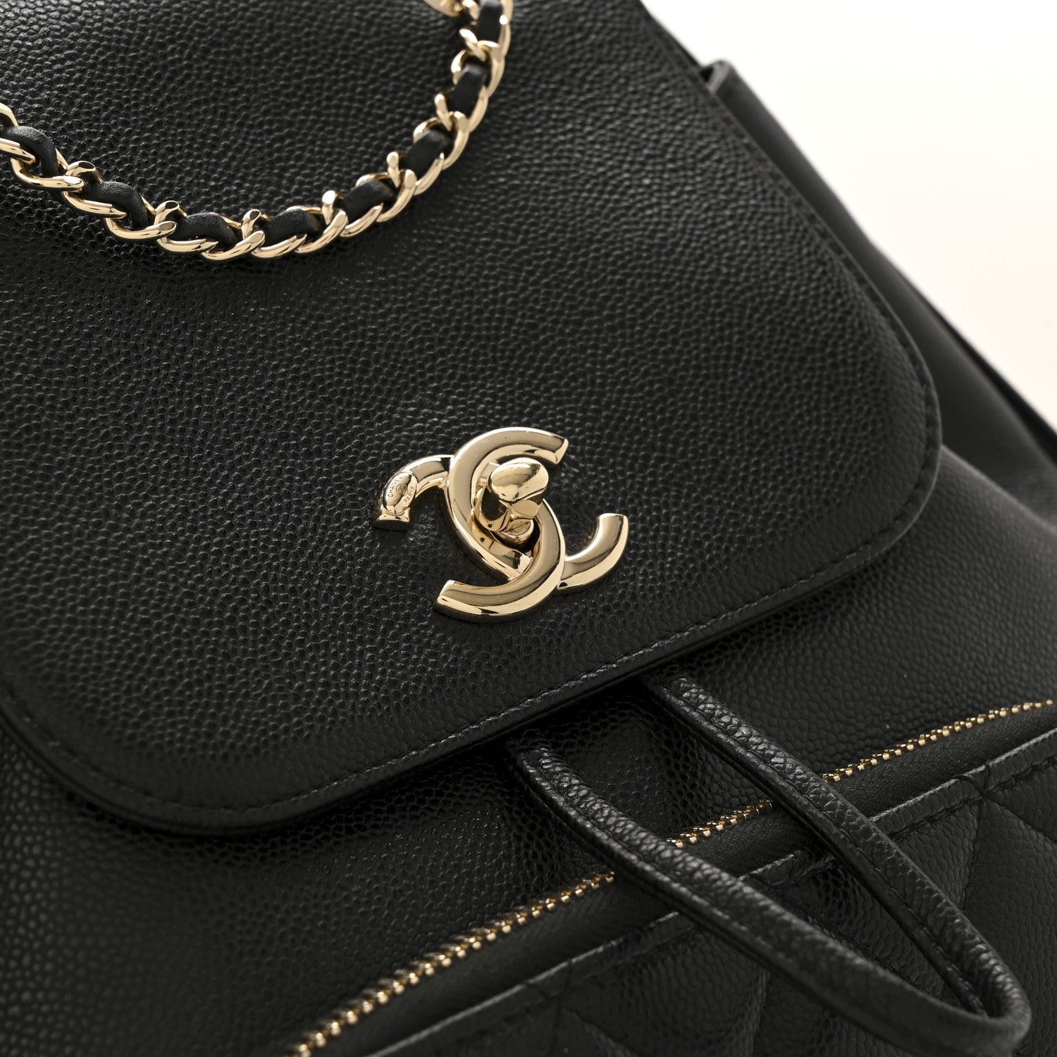 Chanel Caviar Quilted Business Affinity Backpack Black 12 of 12