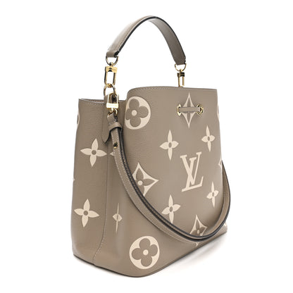 Louis Vuitton Empreinte Monogram Giant Neonoe MM Tourterelle Creme 4 of 11