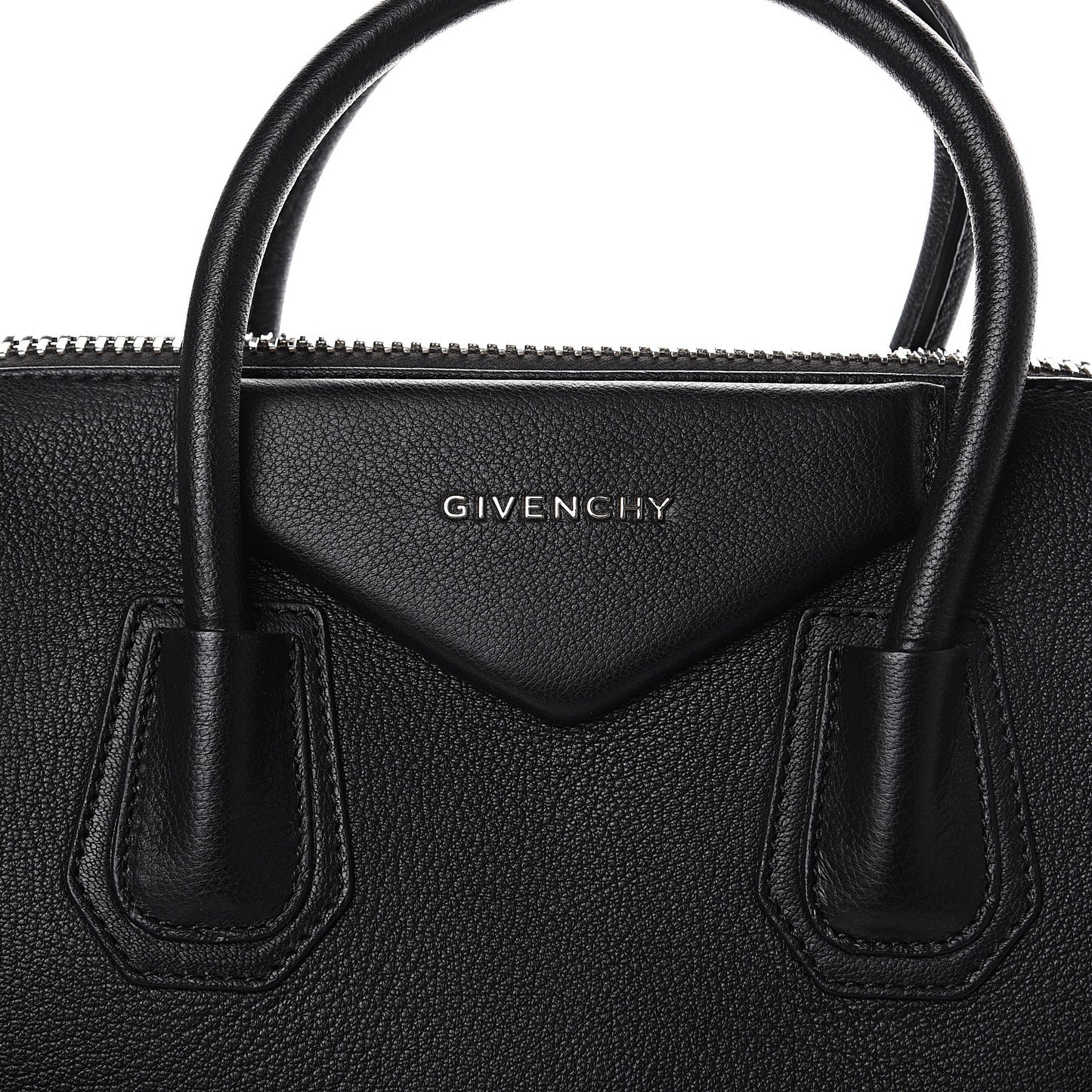 Sugar Goatskin Medium Antigona Black