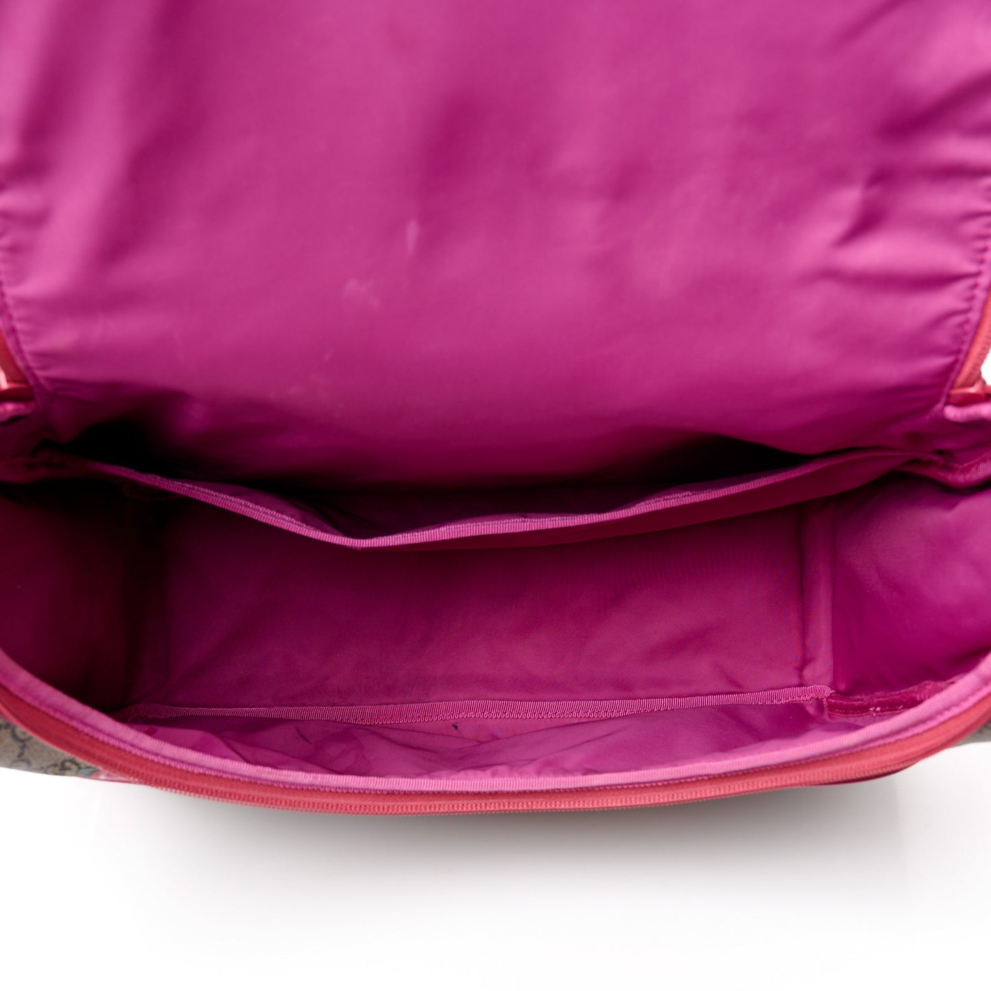GG Supreme Monogram Rose Bud Diaper Bag Pink