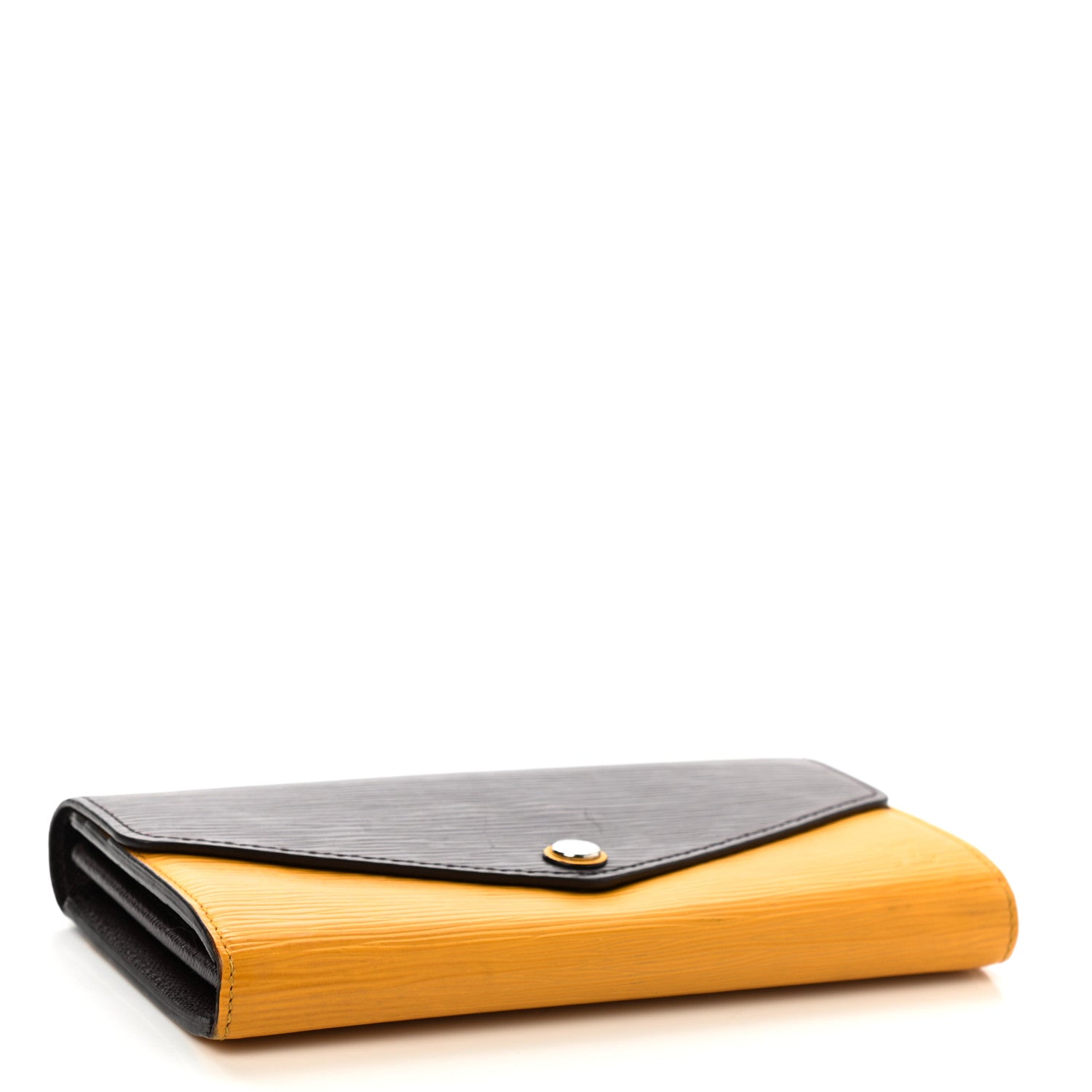 Louis Vuitton Epi Sarah Wallet NM Citron Black 4 of 9