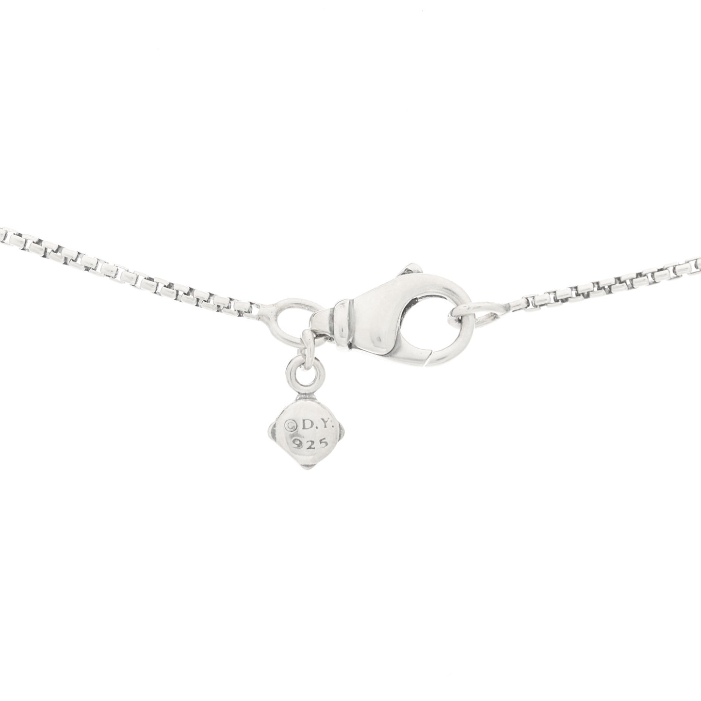 Sterling Silver Cultured Pearl 8mm Petite Chatelaine Pendant Necklace
