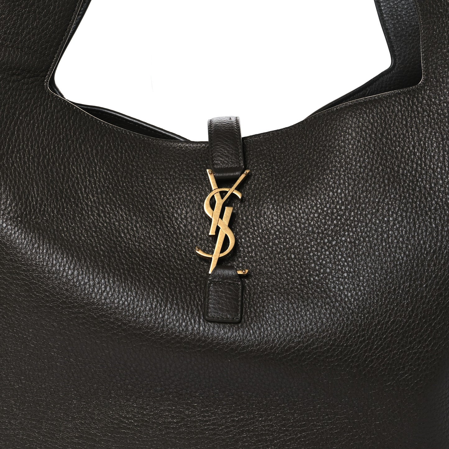 Grained Deerskin Bea Tote Light Musk