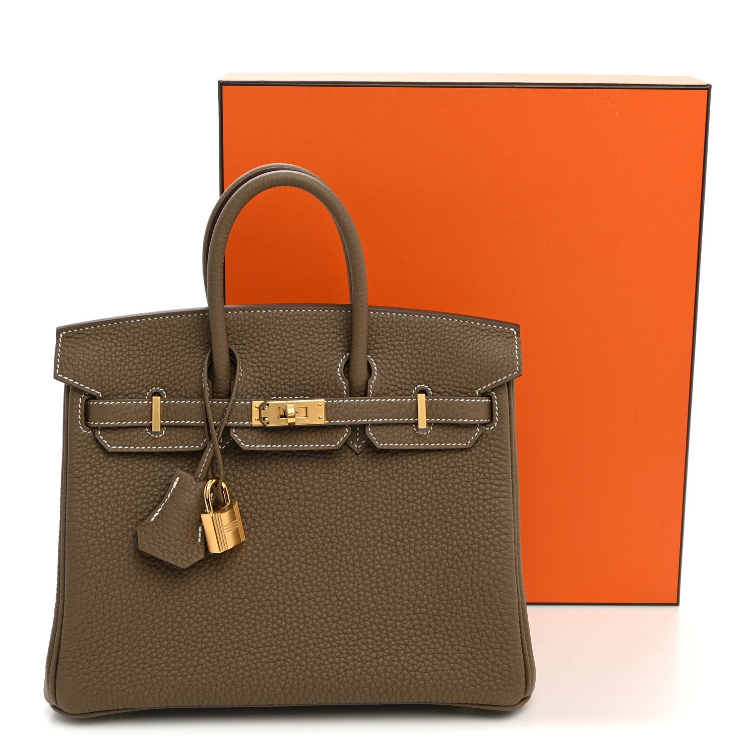 Hermes Togo Birkin 25 Etoupe 12 of 12