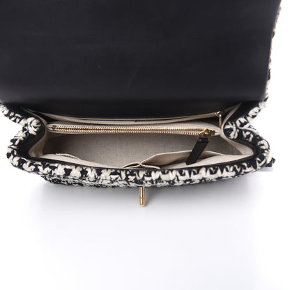 Chanel Crochet Small Coco Handle Flap Black Beige 5 of 18