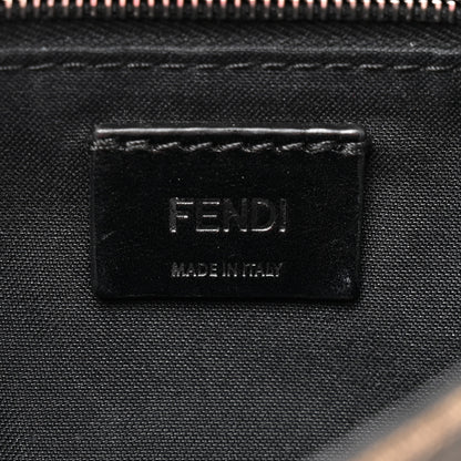 Fendi Recycled Fabric Jacquard Vitello Grace FF 1974 Baguette Belt Pouch Tobacco Moro Black 6 of 12