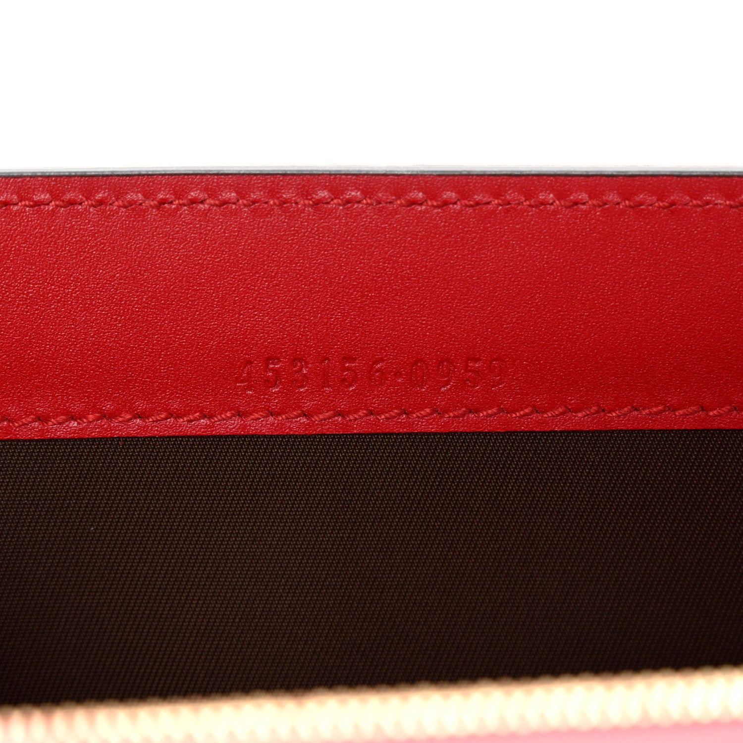 Gucci Guccissima Padlock Clutch Hibiscus Red 7 of 10