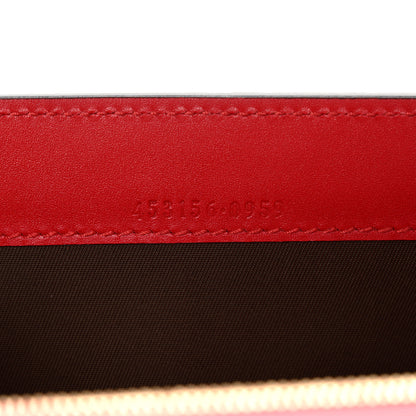 Gucci Guccissima Padlock Clutch Hibiscus Red 7 of 10