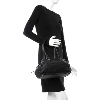 Chanel Caviar Square Stitched Medium Tote Black 2 of 16