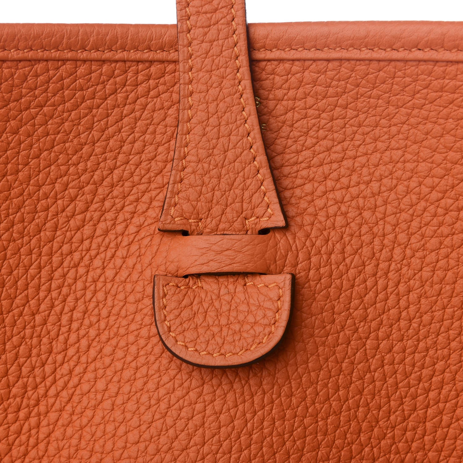 Hermes Taurillon Clemence Evelyne III PM Feu 8 of 8