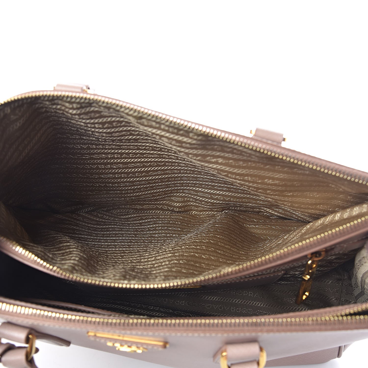 Prada Saffiano Large Galleria Double Zip Tote Cammeo 7 of 11