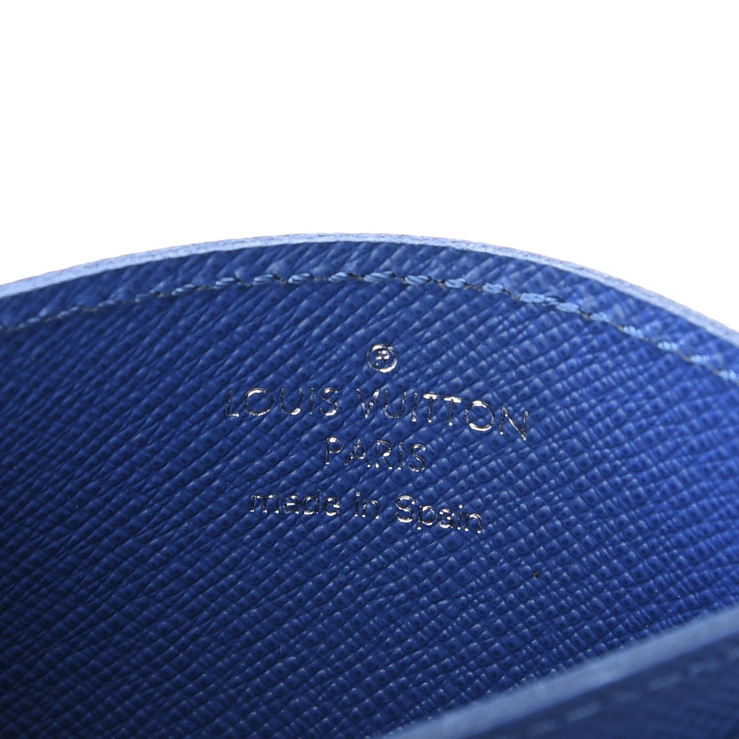 Damier Graphite Card Holder Blue