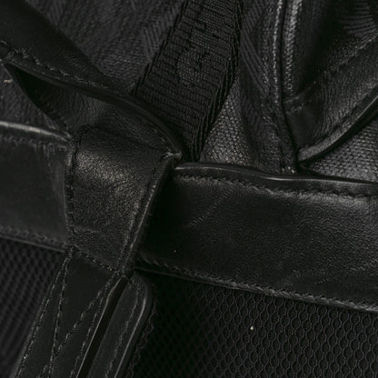 Christian Dior Canvas CD Diamond Hit The Road Backpack Black 12 of 15