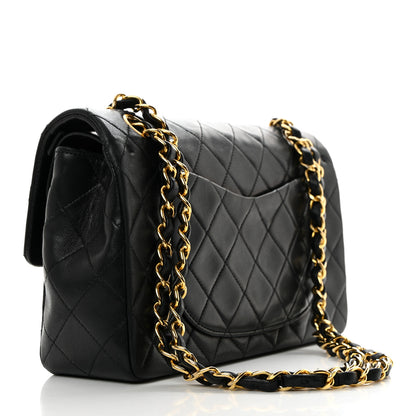 Chanel Lambskin Quilted Small Double Flap Black 2 of 10