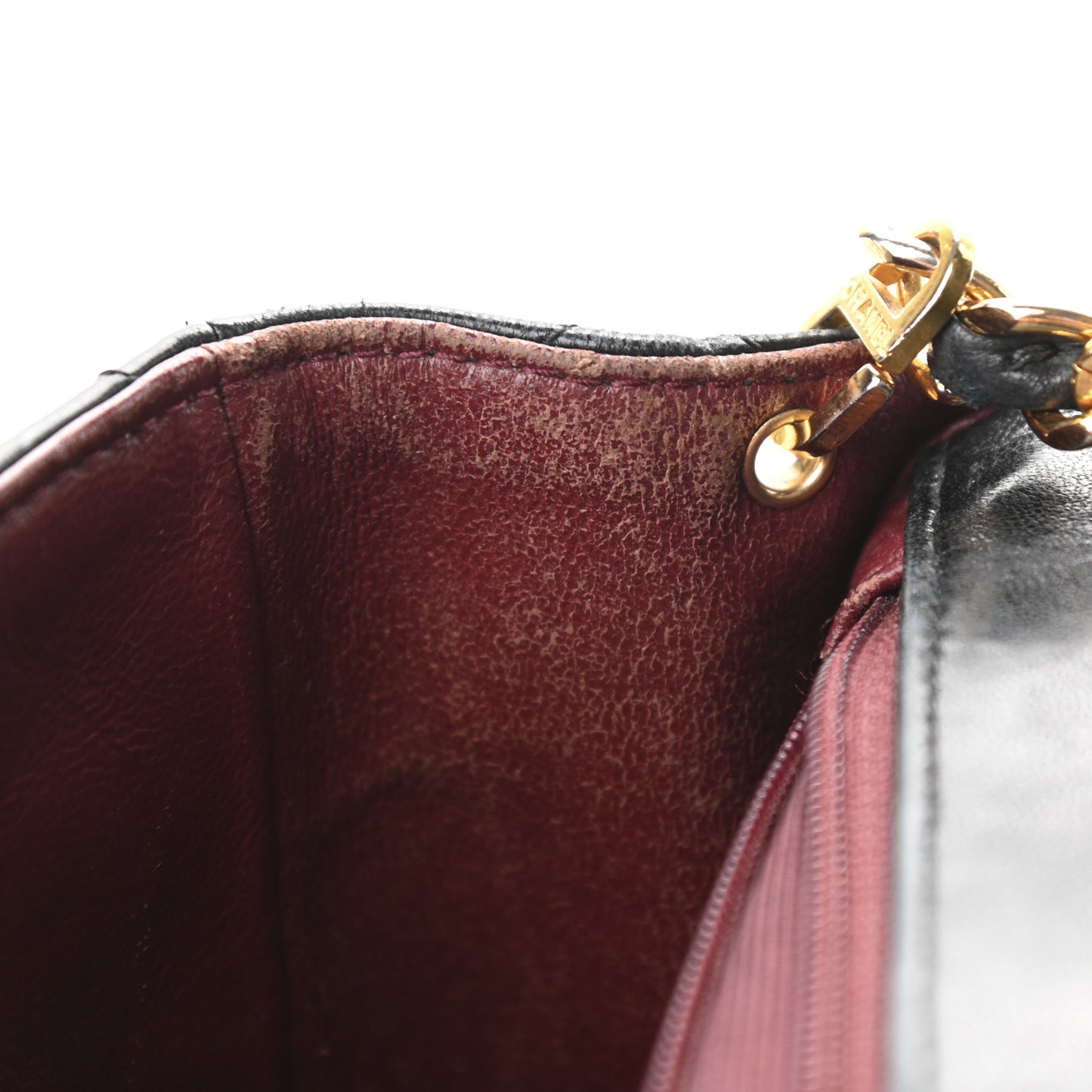 Lambskin Quilted Mini Square Flap Bag Black