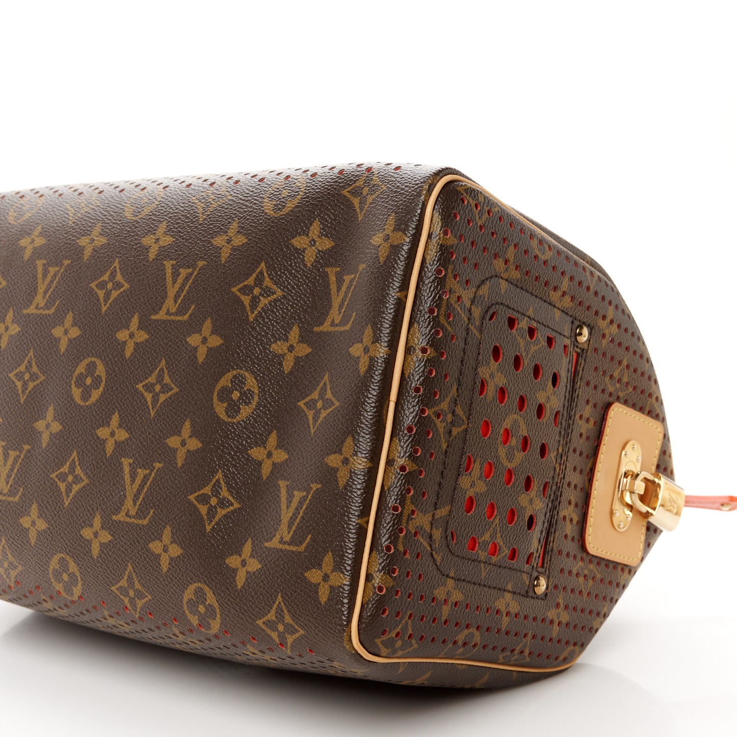 Monogram Perforated Speedy 30 Orange