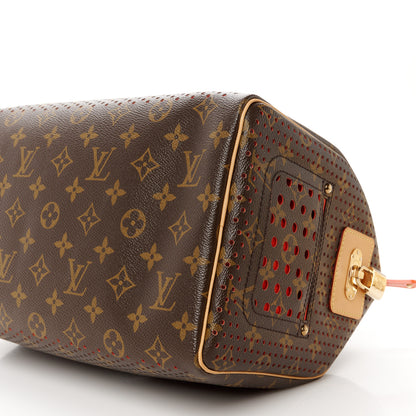 Louis Vuitton Monogram Perforated Speedy 30 Orange 9 of 9