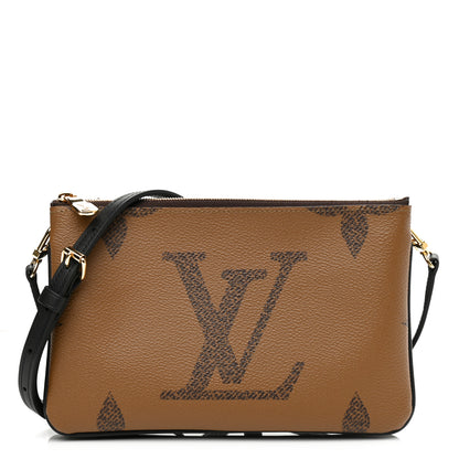 Louis Vuitton Reverse Monogram Giant Double Zip Pochette 1 of 11