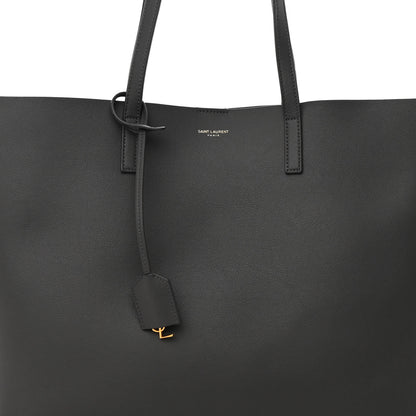 Saint Laurent Calfskin Large Shopping Tote Storm 9 of 14