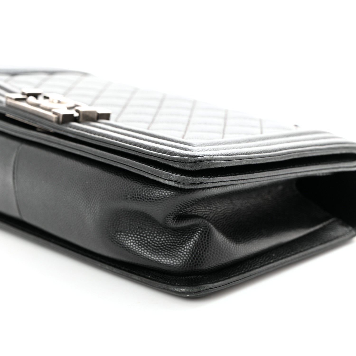 Chanel Caviar Quilted Medium Boy Flap Black 9 of 10