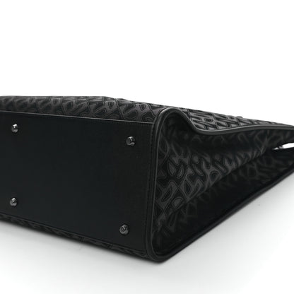 Telfar Monogram Jacquard Large Shopping Bag Black 8 of 8