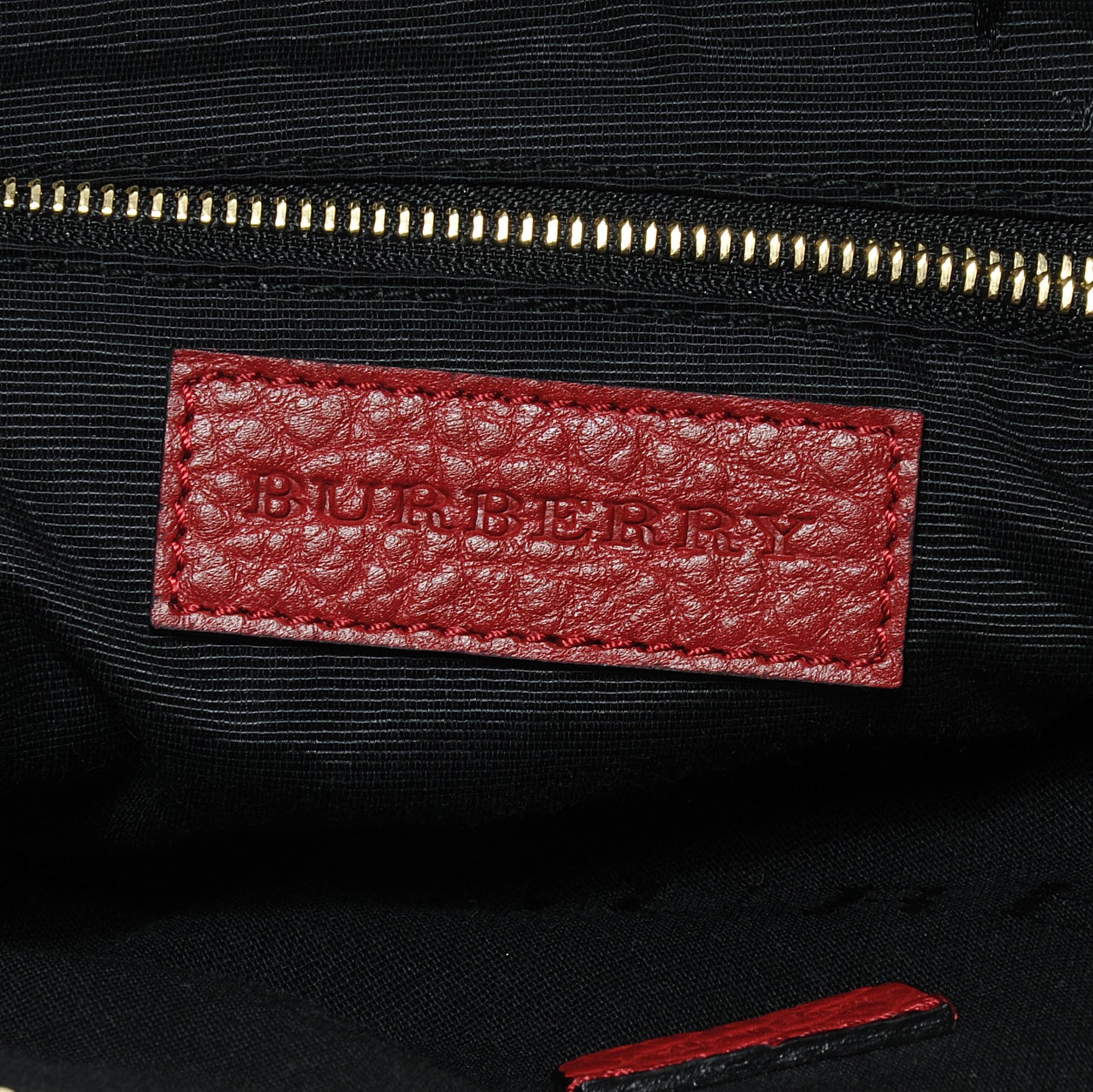 Grained Leather Harrogate Small Crossbody Military Red