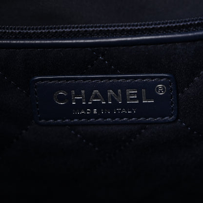 Chanel Denim Quilted Stitched Small Chanel 22 Blue 8 of 11