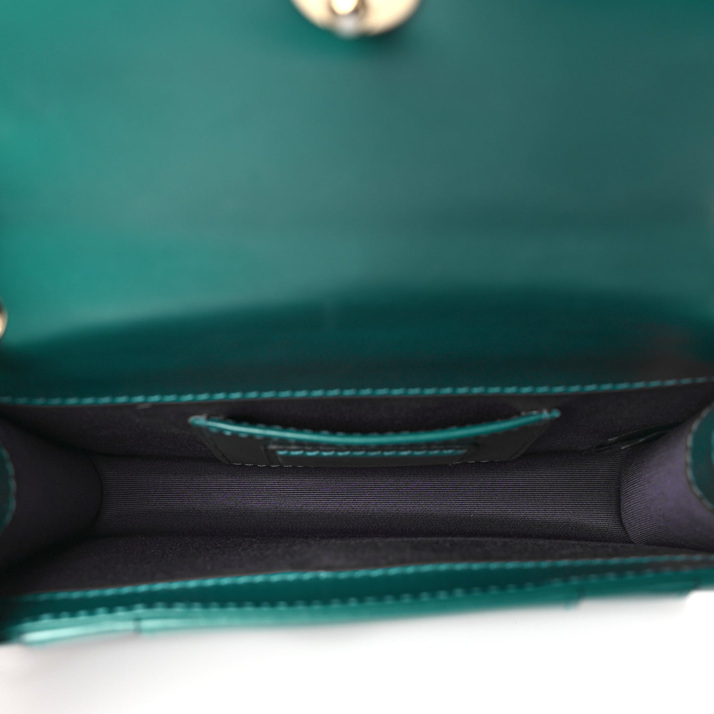 Calfskin Small Serpenti Forever Snake Strap Crossbody Bag Emerald Green