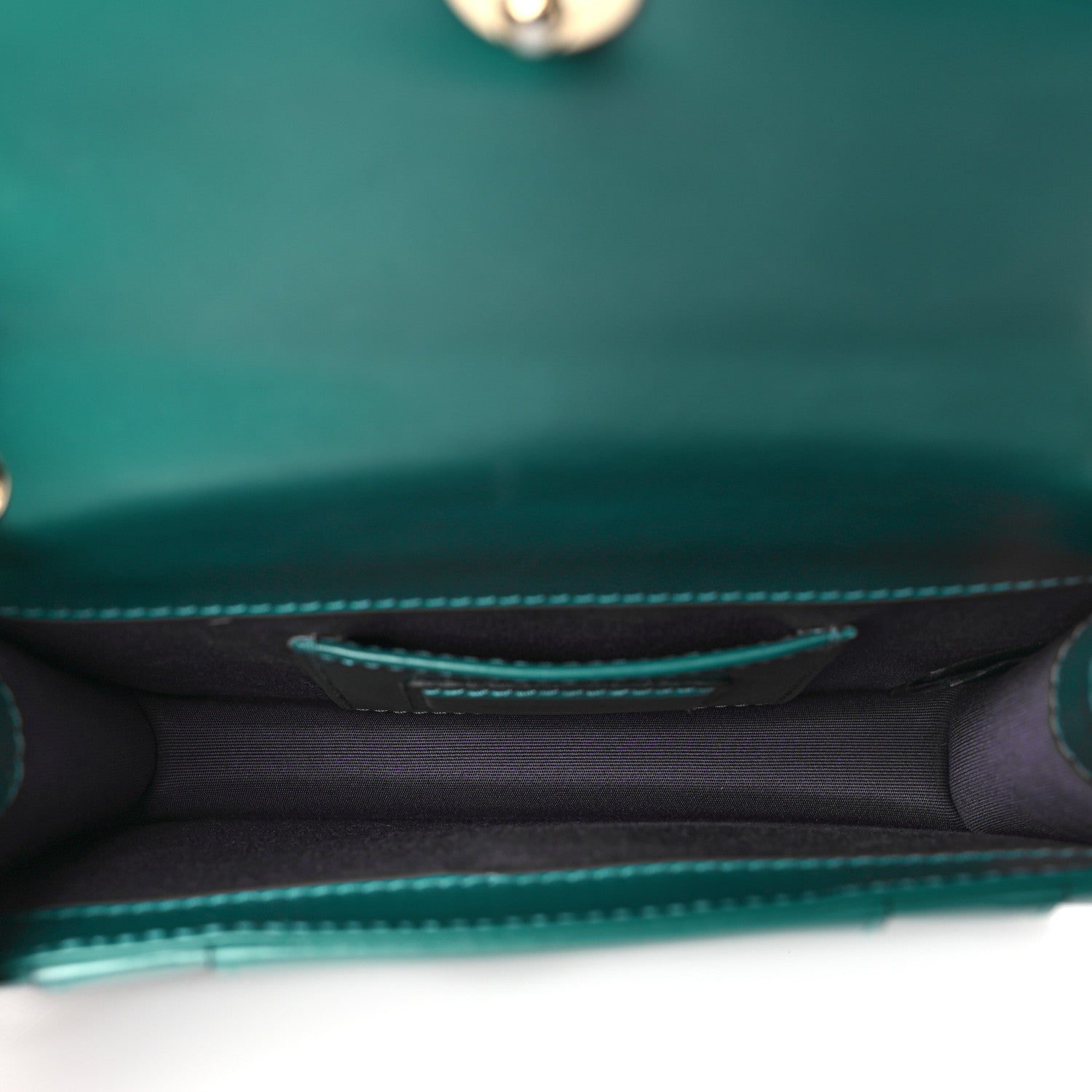 Bulgari Calfskin Small Serpenti Forever Snake Strap Crossbody Bag Emerald Green 6 of 10