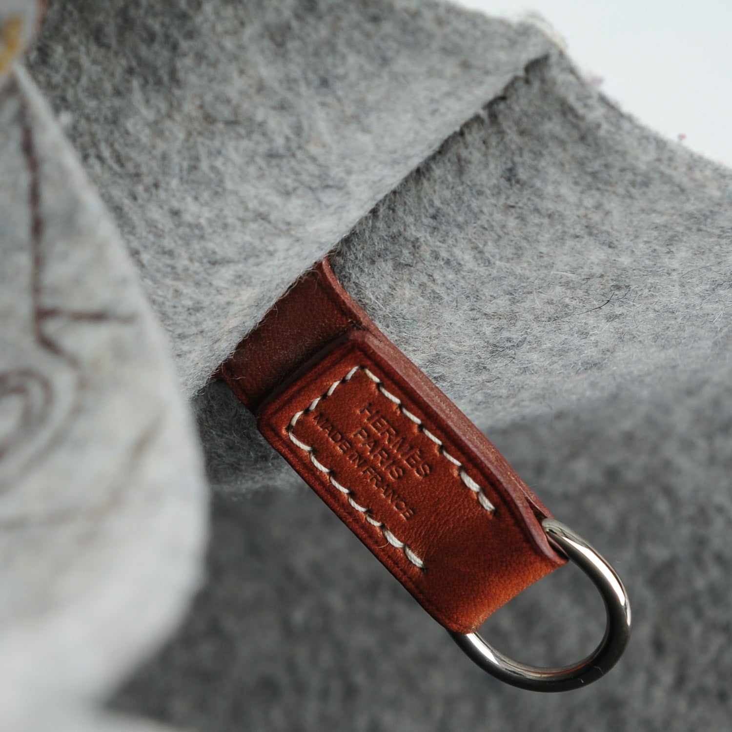 Hermes Felt Eperon d'Or Carrimi Tote MM 8 of 14
