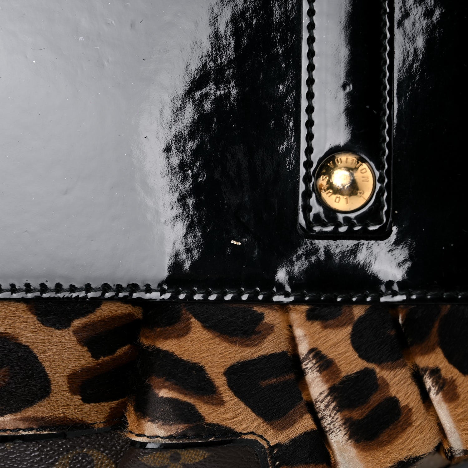 Louis Vuitton Monogram Leopard Stephen Bag 12 of 29