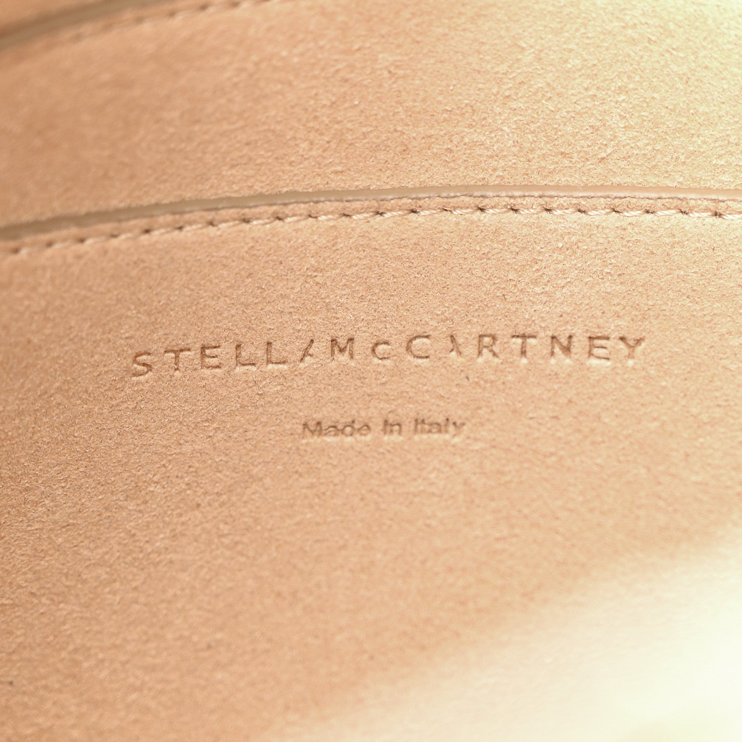 Stella McCartney Grainy Alter Mat Studded Logo Mini Crossbody Cream 7 of 11