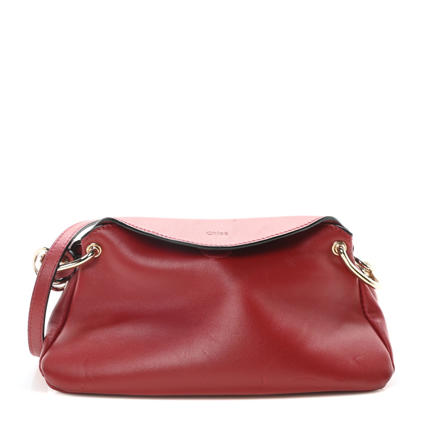 Calfskin Mini Juana Shoulder Bag Red