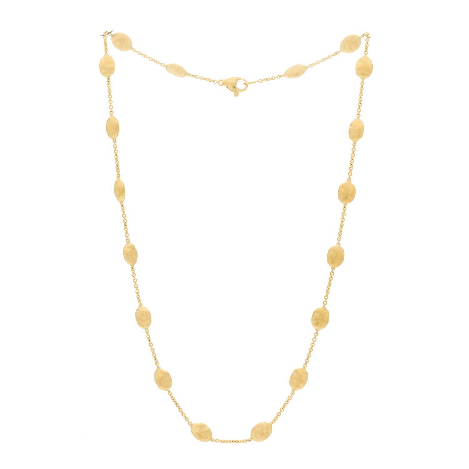 Marco Bicego 18K Yellow Gold Medium Siviglia Bead Short Necklace 2 of 4