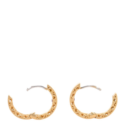 Roberto Coin 18K Yellow Gold Huggie Hoop Earrings 3 of 4