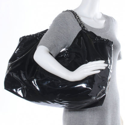 Chanel Vinyl XL Coco Cabas Black 2 of 7