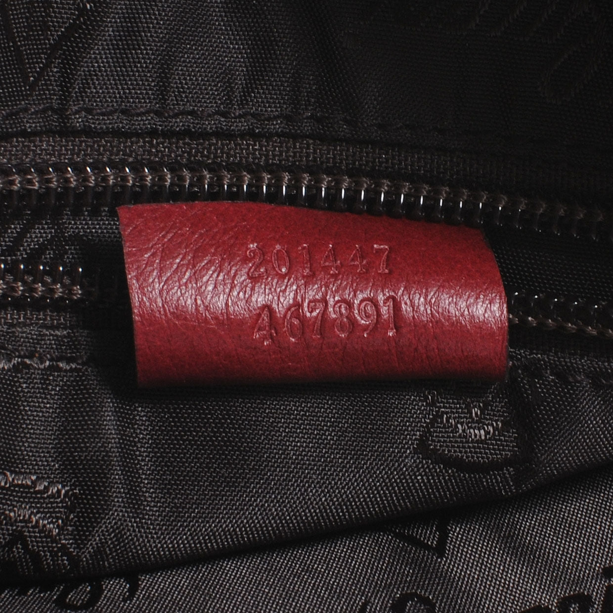 Guccissima Small Shoulder Bag Cherry