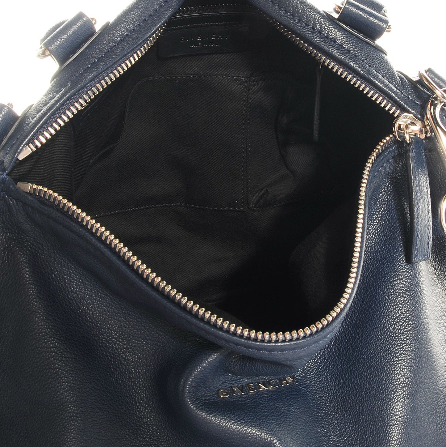 Goatskin Medium Pandora Navy