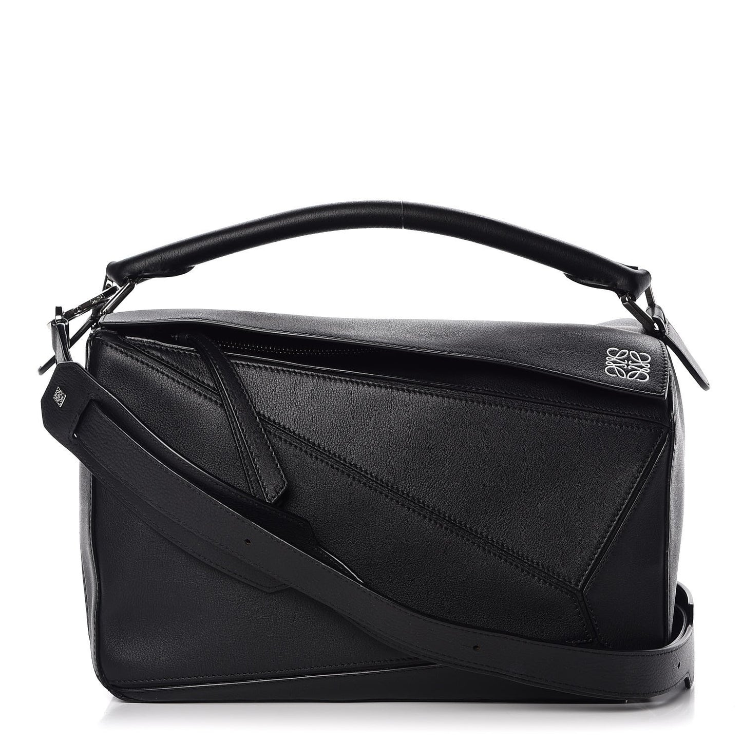 Calfskin Puzzle Bag Black