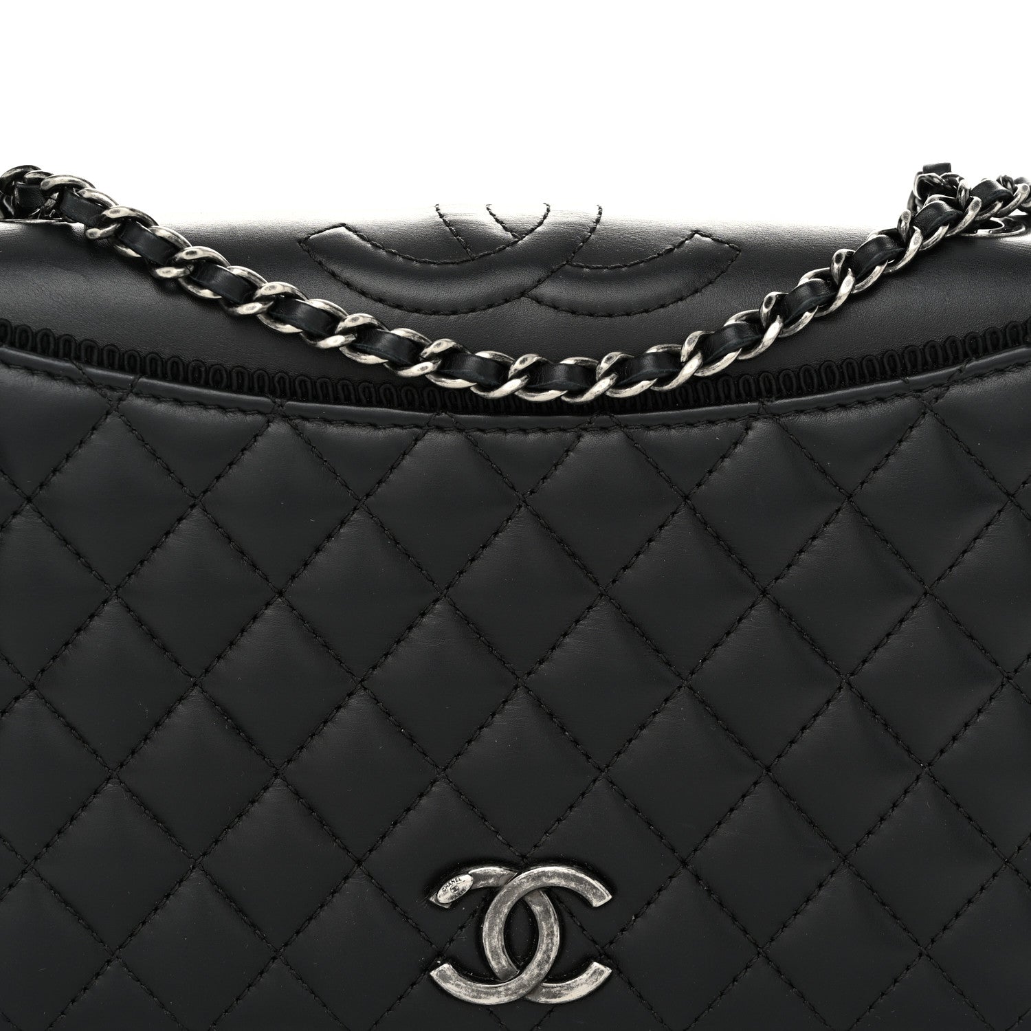 Chanel Calfskin Quilted Small Ballerine Flap Black 9 of 11