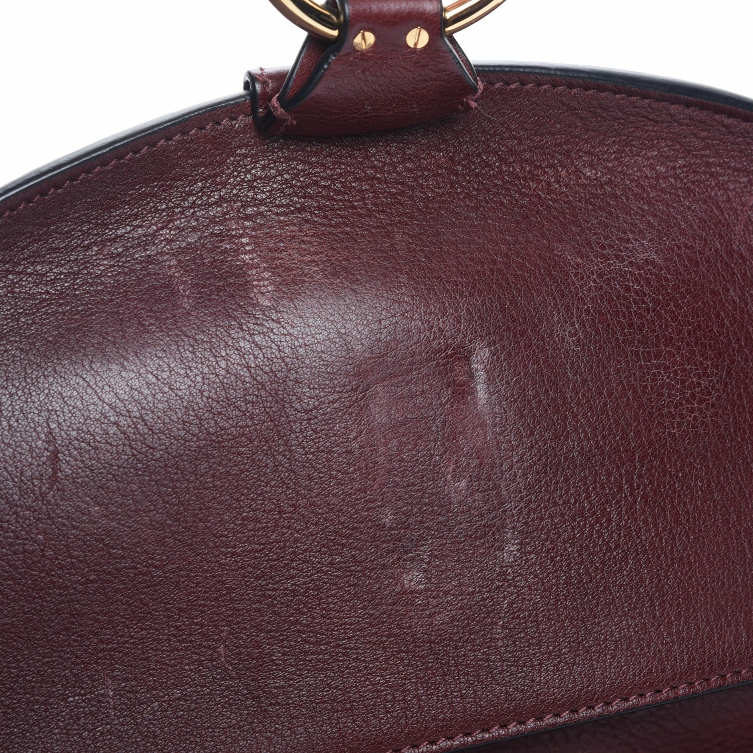 Chloe Suede Calfskin Small Goldie Crossbody Bag Dark Velvet 9 of 9