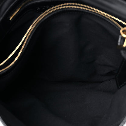 Burberry House Check Bridle Calfskin Medium Gosford Hobo Black 12 of 20