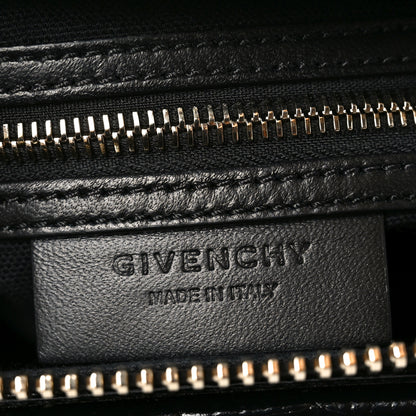 Givenchy Calfskin Crocodile Embossed Small Antigona Black 6 of 10
