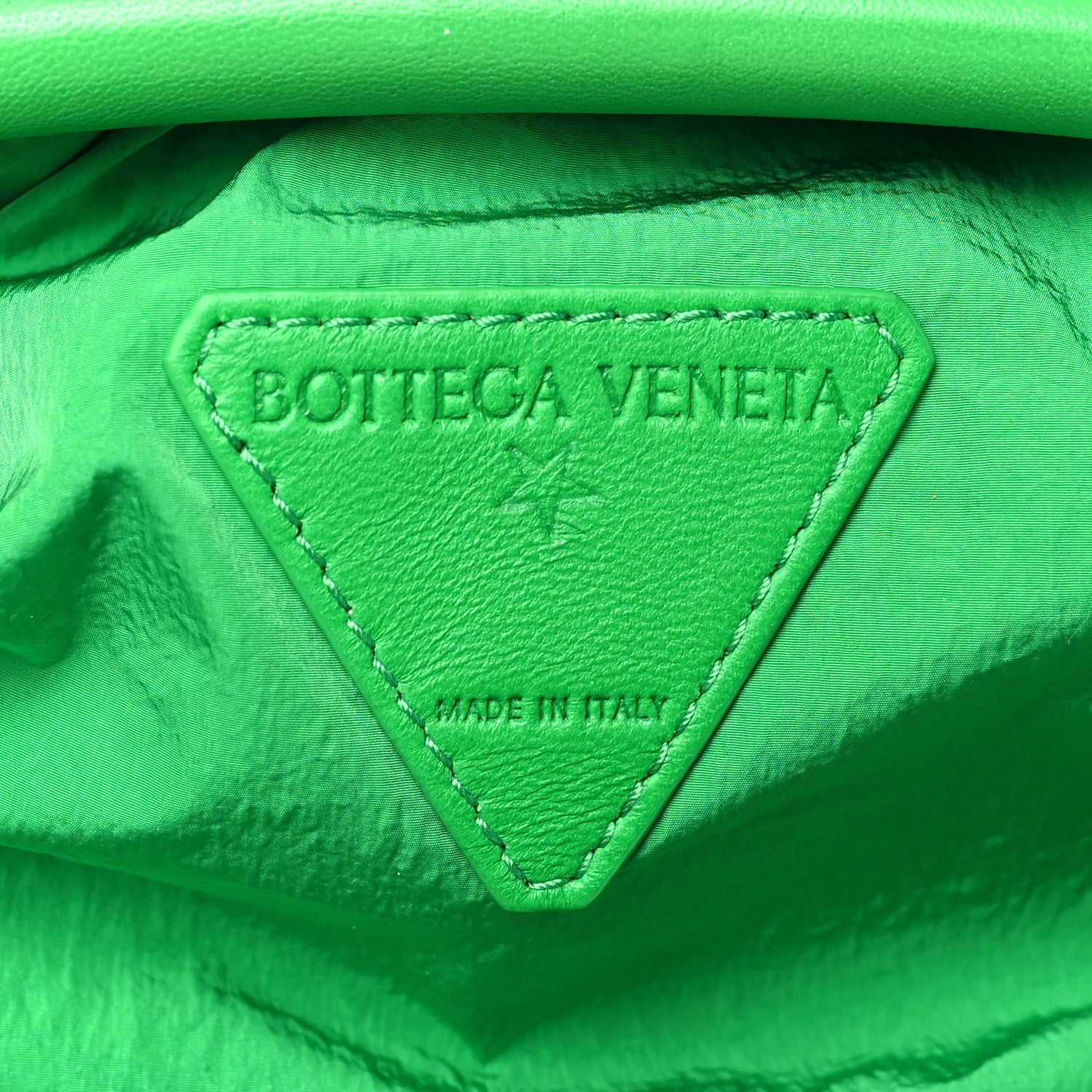 Bottega Veneta Sponge Fabric The Pouch Clutch Grass 6 of 9