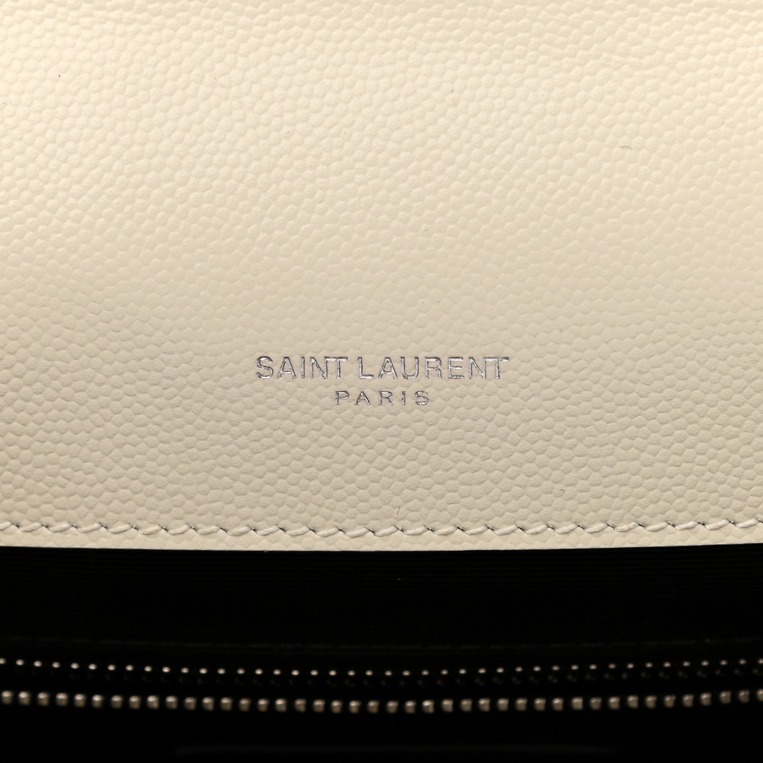 Saint Laurent Grain De Poudre Large Tri-Quilt Monogram Satchel Porcellana 6 of 13