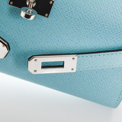 Hermes Epsom Medium Kelly Wallet Bleu Atoll 12 of 19