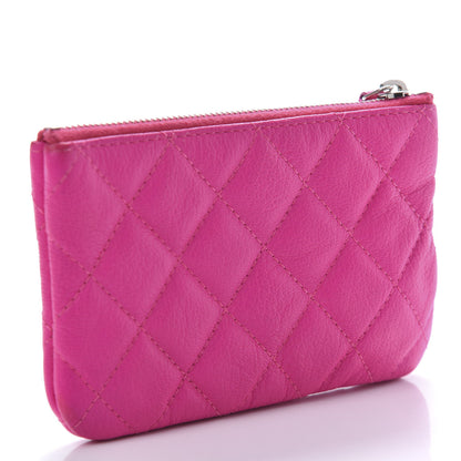 Chanel Goatskin Quilted Small Reissue Cosmetic Case Pink 3 of 10
